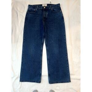 AMI Paris Blue Large Fit Jeans Mens Size 34 W Tags
